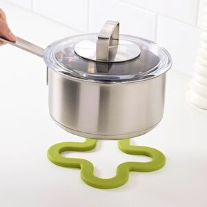Set of 2, Ikea Green Silicone Heat Trivets